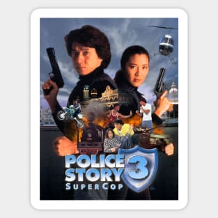 Jackie Chan: POLICE STORY III: SUPER COP (Blue Shield) Sticker